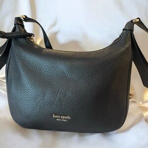 Kate Spade Lake Medium Crossbody Bag, black, like new condition!